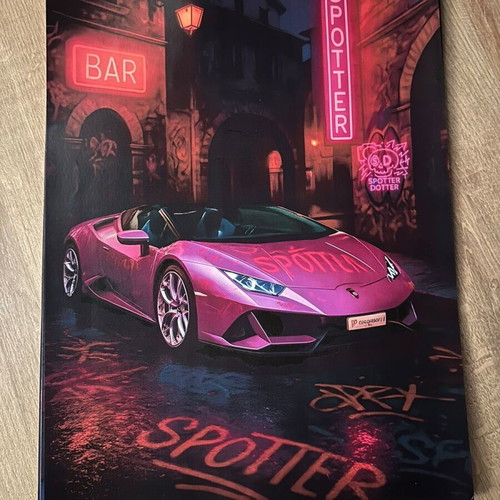 Lamborghini Pink Custom Poster new, 30x40cm, matte paper