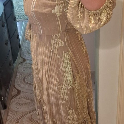 Open Fashion wedding and baptism dress like new, size large/x-large