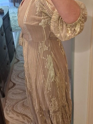 Open Fashion wedding and baptism dress like new, size large/x-large