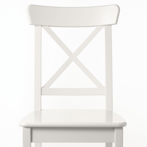 Ingolf dining chair Ikea like new, solid wood, white acrylic