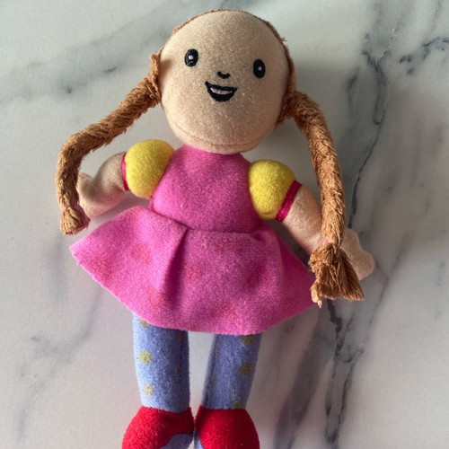 Small cloth doll used with braids