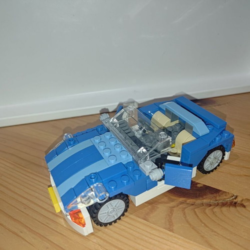 Lego Blue Roadster 6913 3-in-1 used
