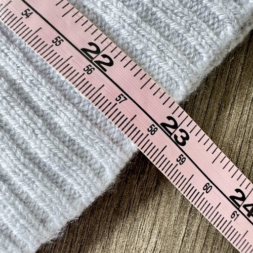 COS cashmere knitted sweater size S new, light grey
