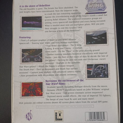 Star Wars X Wing Collector's Big Box PC used, box only