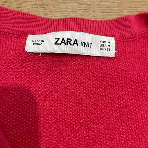 Zara pink cardigan with stone buttons like new