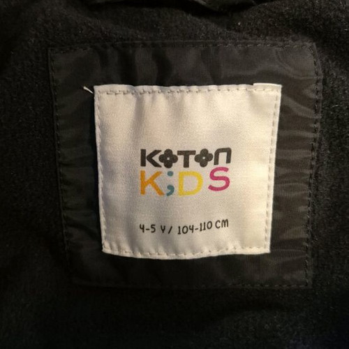 Koton Kids children's jacket 4-5 years new black winter