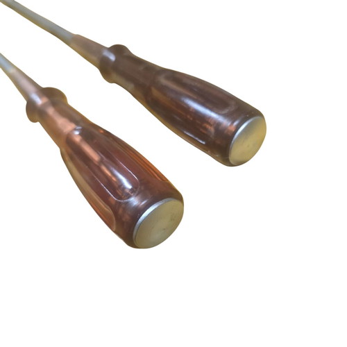 Long chrome vanadium screwdriver set two pieces new