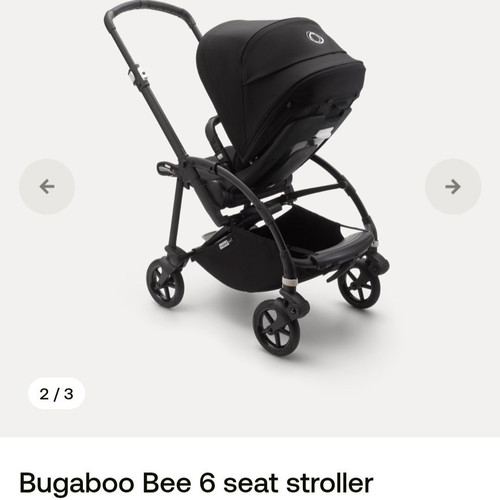 Bugaboo Bee 6 stroller like new, lightweight and sturdy