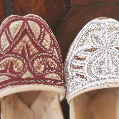 Aladdin Slippers. 2 pairs of children's shoes. Authentic from the Middle East. Aladdin Slippers.