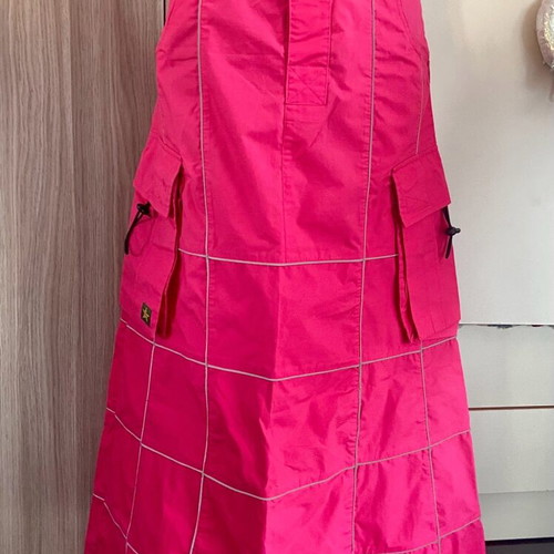 Cybergoth long pink skirt like new, size S