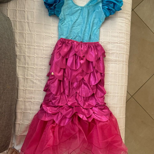 Mermaid carnival costume used for girl aged 4-6