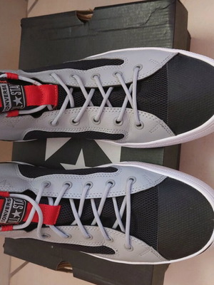 Converse sneakers No48, μαύρα-γκρι, σχεδόν αχρησιμοποίητα