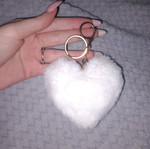 Heart keychain like new