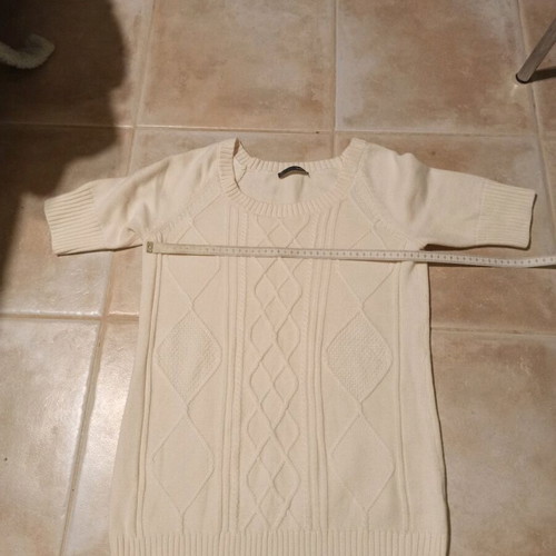 Cream blouse M-L like new, very soft