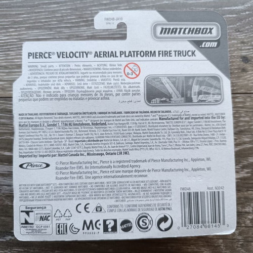 Working Rigs Pierce Velocity Aerial Platform Fire Truck new
