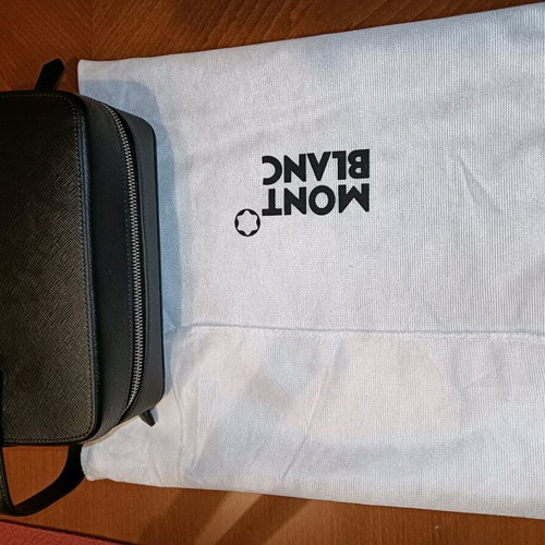 Montblanc Νεσεσέρ Dopp Kit Μαύρο Καινούργιο Δερμάτινο