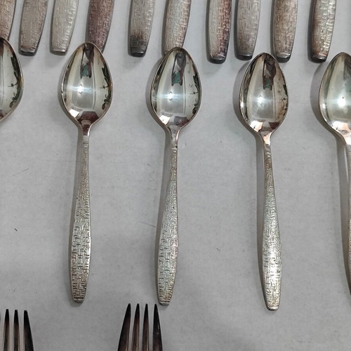 TWA Vintage Silver-Plated Cutlery Set used with Patina