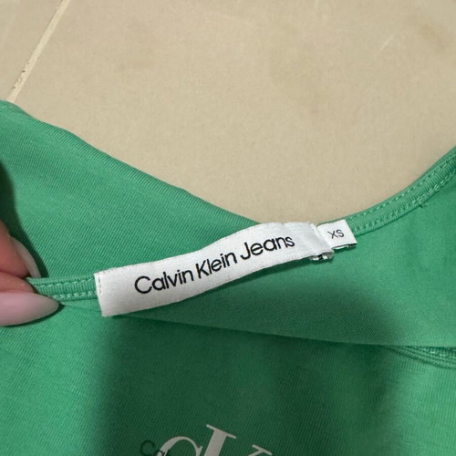 Calvin Klein top like new, green, size XS