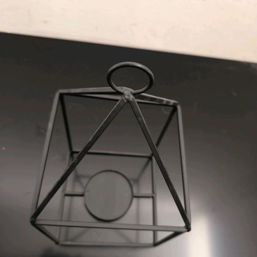 Metal decorative holders for candle or small plant like new