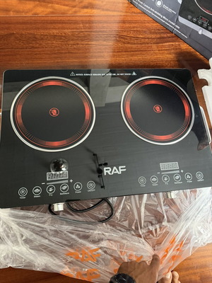 RAF double ceramic cooktop 3500W