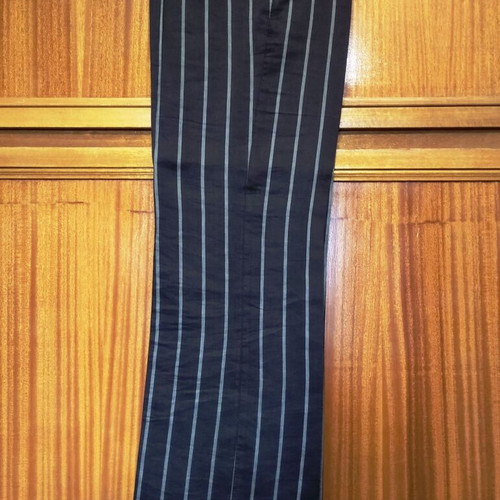 Brown chocolate striped suit with pockets Zara Woman size 38 like new