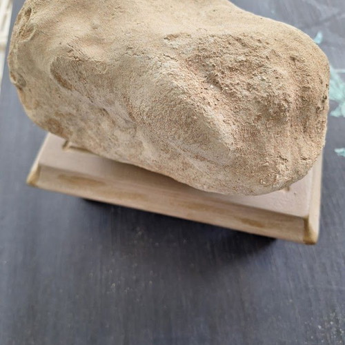 Raw green clay rock like new