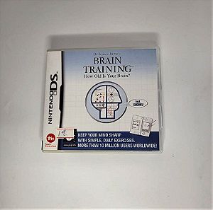 Brain training ds Nintendo game