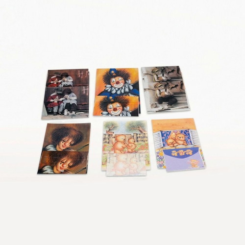 Vintage Assorted Letter Writing Sets 90s Complete with Glue and Envelope