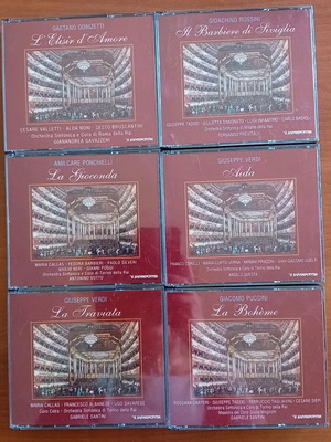 6 Opera CDs in Like New Condition