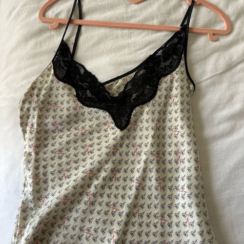 Dsquared2 blouse used, silk with lace front, size M
