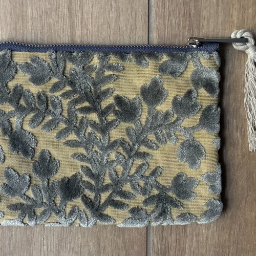 Fab of a Bag velvet wristlet bag