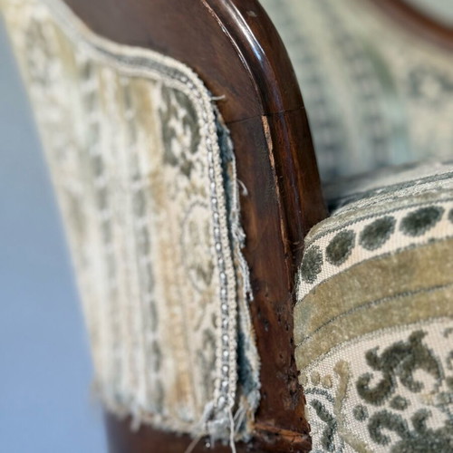 Antique armchair used