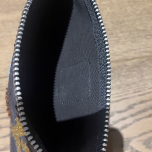 Barbara Rihl Leather Clutch Bag Like New Black