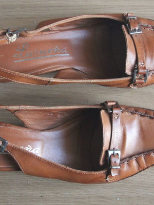 Women's leather shoes like new, size 37, sandals/platforms