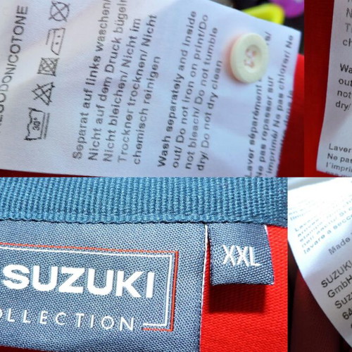 Suzuki Vintage Longsleeve Rugby Polo Shirt used, size L/XL