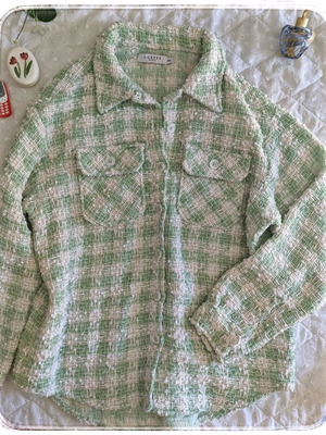 Coquette Paste green and white jacket used