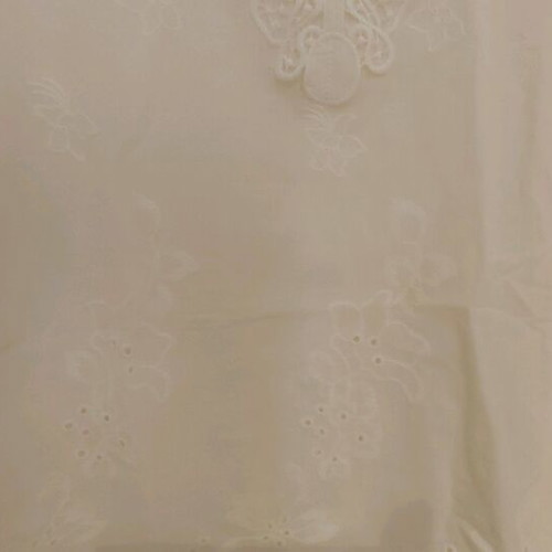 White women's lace blouse cotton, like new, size M/L
