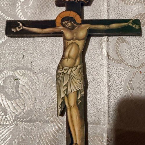 Wooden Cross Jesus Christ like new, Metropolis of Nikaia souvenir