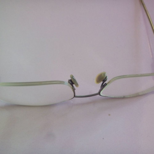 Metal glasses frame in bronze color like new