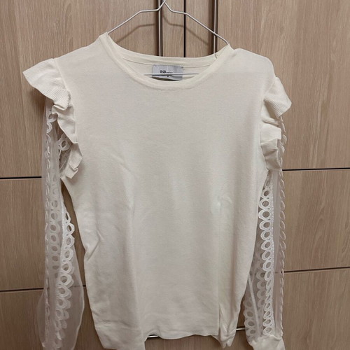 Bsb medium with transparent sleeves, like new, white