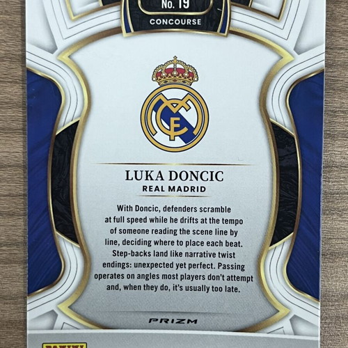 2025-26 Panini Select Euroleague Basketball Luka Doncic Red Ice card like new