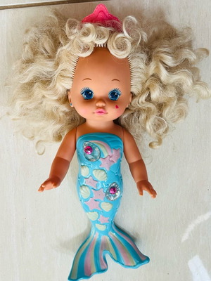 Vintage 1991 Lil Miss Mermaid doll used