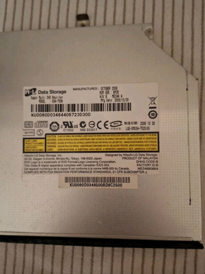Internal SATA laptop drive used