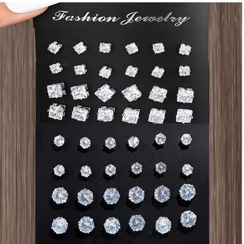 Earrings new, set of 48 pieces