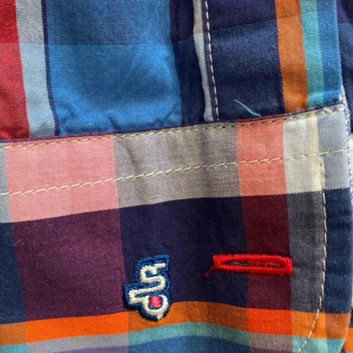Dur plaid shirt like new, multicolor, size L