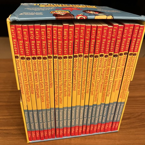 Horrid Henry Early Reader Set used, 24 books missing 1 and audio CD