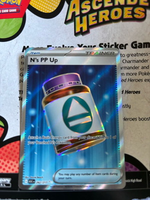 Pokemon Ascended Heroes N’s PP Up 262 нова