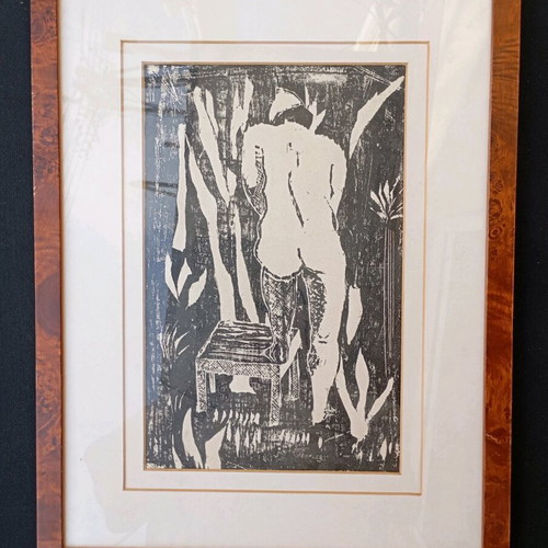 Woodcuts like new, pack of 2, possibly linoleum