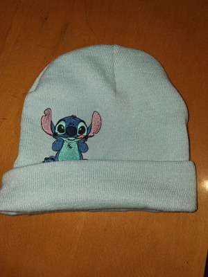 Disney Lilo & Stitch πλεκτό παιδικό σκουφάκι μεταχειρισμένο, τιρκουάζ