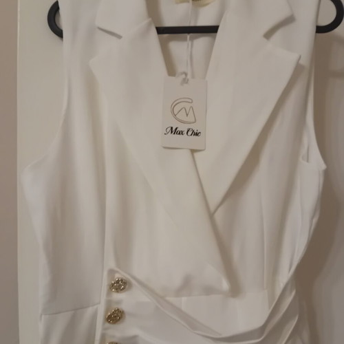 White jumpsuit, new with tags, size M / 38 / 10